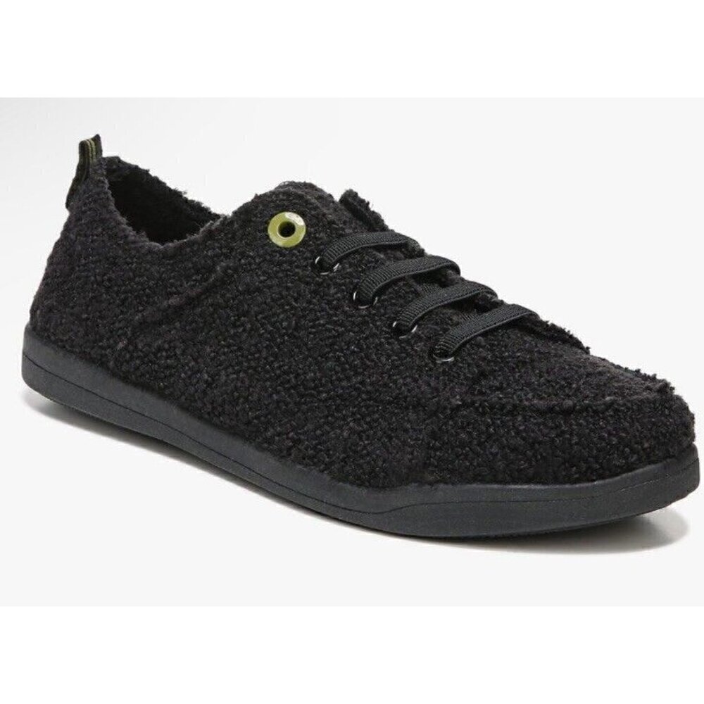 Vionic Sneaker Womens 5 Pismo Black Boucle Beach Canvas Sneaker New